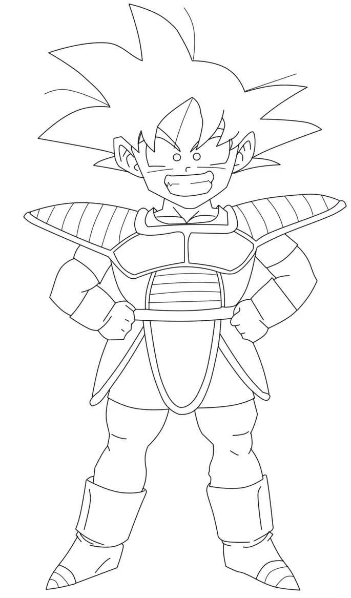 Dibujos de goten - Imagui