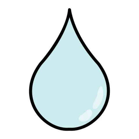Dibujo para pintar una gota de agua - Imagui