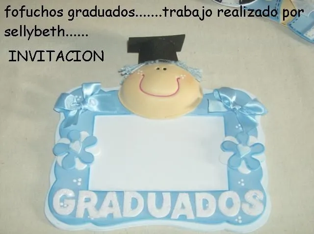 Artesanias Sonia: Invitaciones para graduacion | GRADOS ...