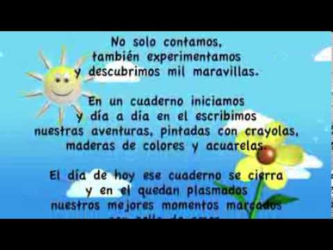 Poema graduación kinder - Imagui