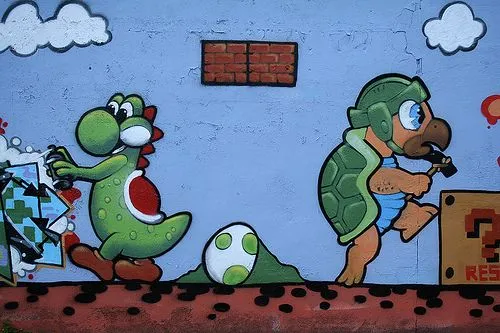 Graffiti Mario Bros - Imagui