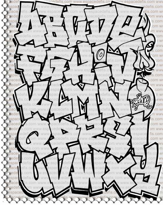 Abecedarios de graffitis – Letras de graffiti Abc - Taringa!