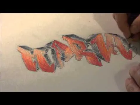 Graffiti 3D Maria by Micki Mars - YouTube