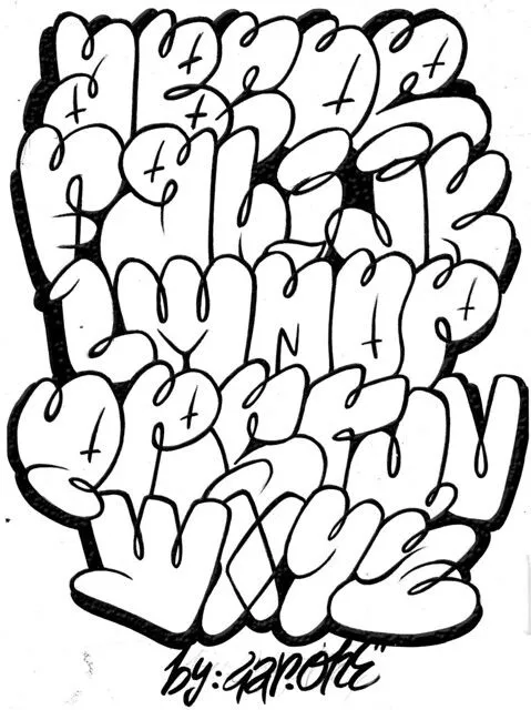 Graffiti abecedario 2015 - Imagui