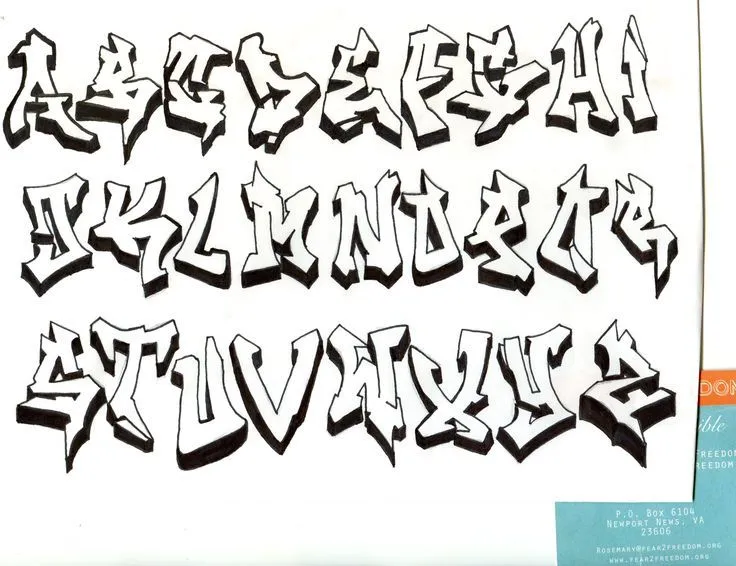 Graffiti Alphabet By Djturnaround Duwua | Art | Pinterest