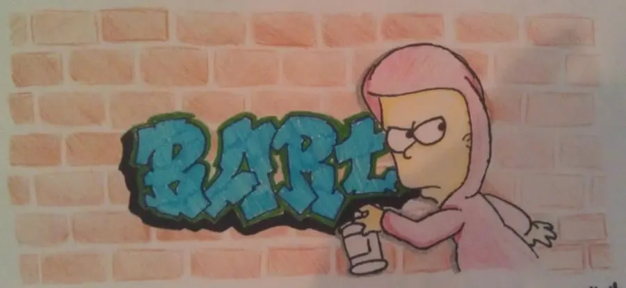 Graffiti Bart by Anime-Freak102 on DeviantArt