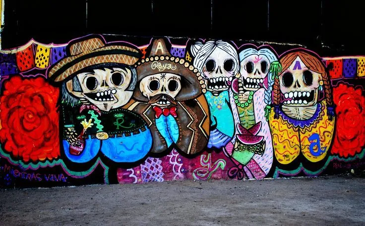 Graffiti de calaveras en México | Graffiti (street art) | Pinterest