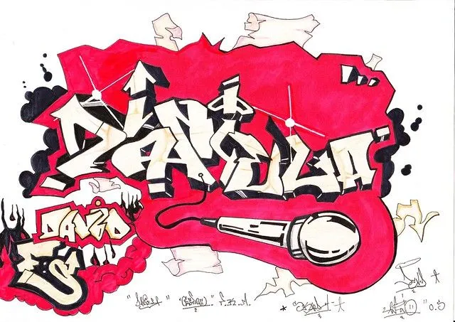 Graffiti q diga daniela - Imagui