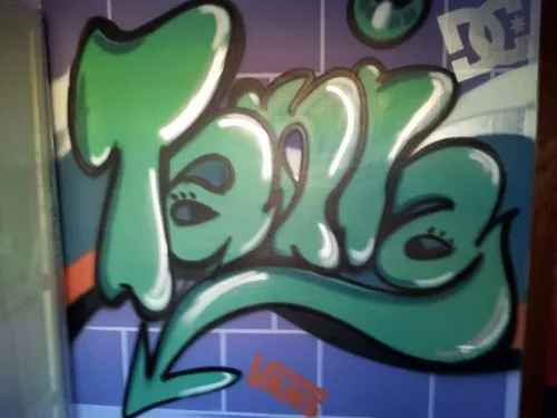 Graffiti nombre para Tania - El blog de Logoart David Gomez