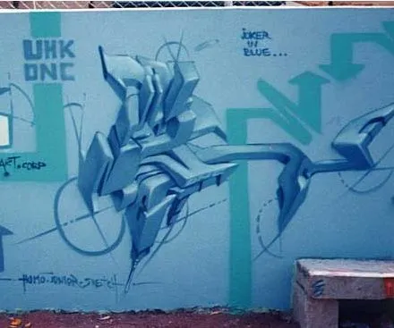 Graffiti Old-Skool México: Joker DNC | El Malecho!