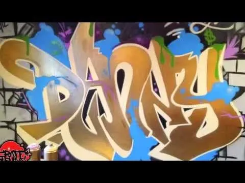 Graffiti room wall DANNY by GRAFFGENIUS & CO. - YouTube