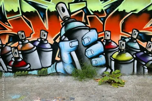 Graffiti spray cans" Fotos de archivo e imágenes libres de ...