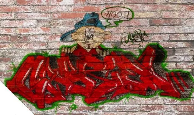 Gabriel en graffiti - Imagui