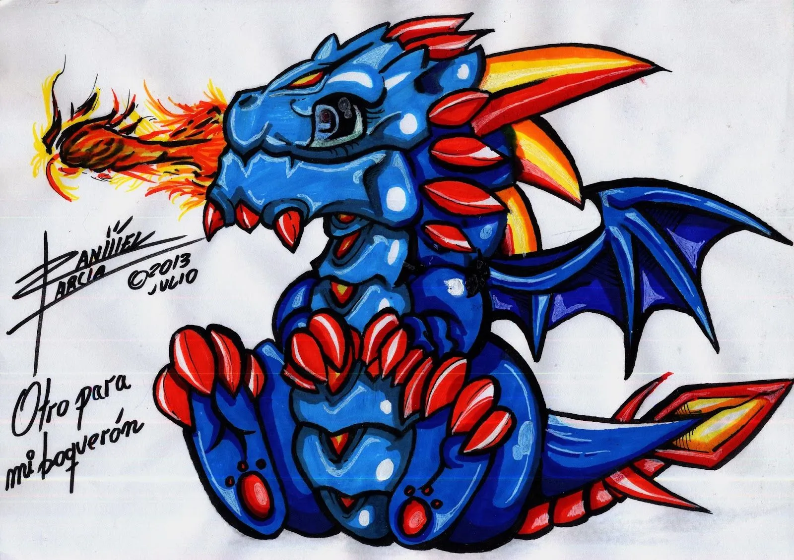 Graffitis dragones - Imagui