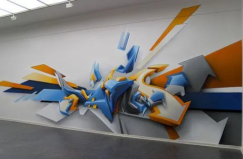 3D graffiti - ilustrae