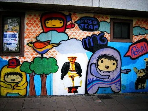 Graffitis monitos - Imagui