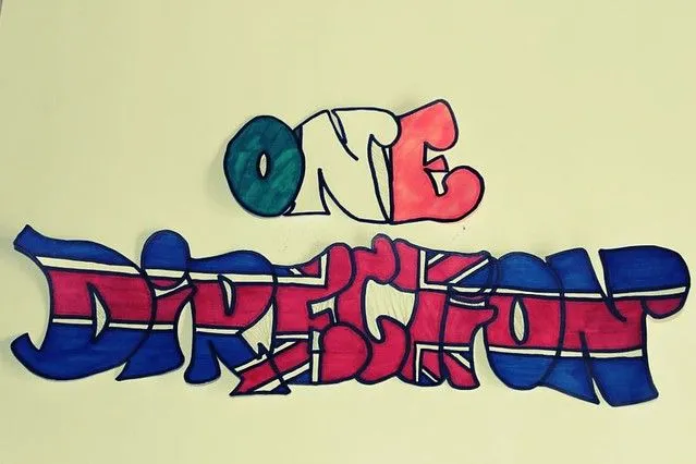 One Direction "graffiti" | Flickr - Photo Sharing!