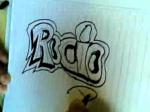 COMO HACER GRAFFITIS EN PAPEL - YouTube