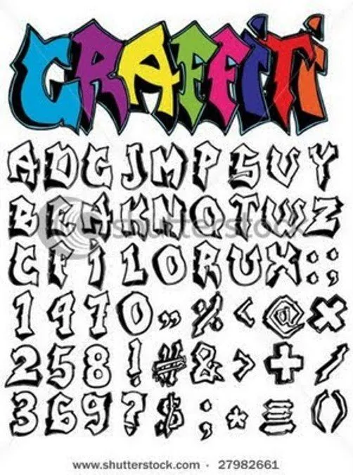 graffti+faunts | Graffiti alphabet a z art Alphabet graffiti you ...