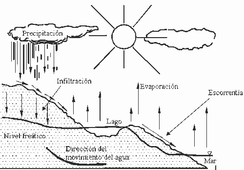 Dibujos del ciclo hidrológico - Imagui