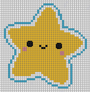 graficos para bordar de estrella y pastelito | baberos | Pinterest ... graficos para bordar de estrella y pastelito | baberos | Pinterest ...