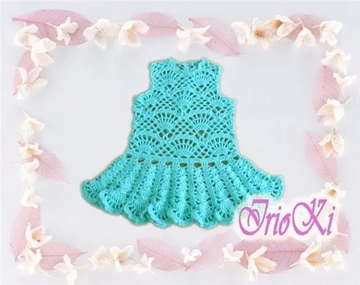 Graficos y Crochet: vestido bebe | Crochet Baby Dresses'n'Outfits ...