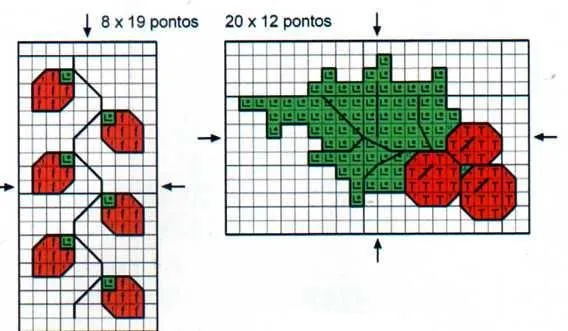 Gráficos navideños en punto de cruz ~ Solountip.com