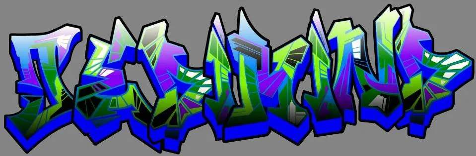 Grafite: Letras Usadas para a pratica do Grafite