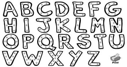 Grafiti English: Graffiti ABC - XYZ all 26 Letters of the Alphabet