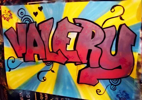 Nombre valeria en graffiti - Imagui