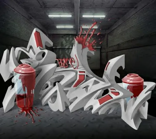 Grafity tawur: 3d Graffiti