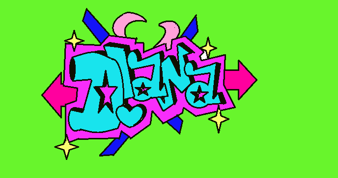 Graffitis con el nombre diana - Imagui