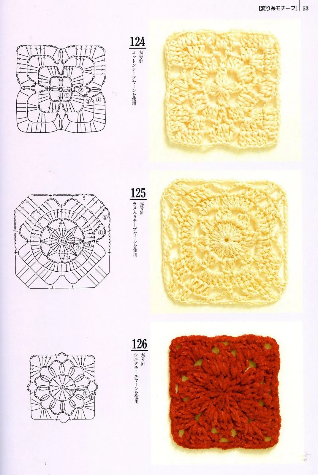 Granny Squares, cuadrados a crochet patrones | Tejedorita
