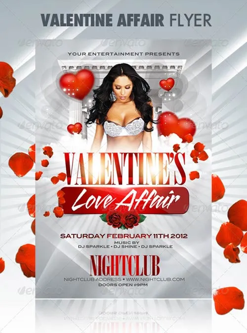 GraphicRiver Affair Valentine Party Template » New Web Star