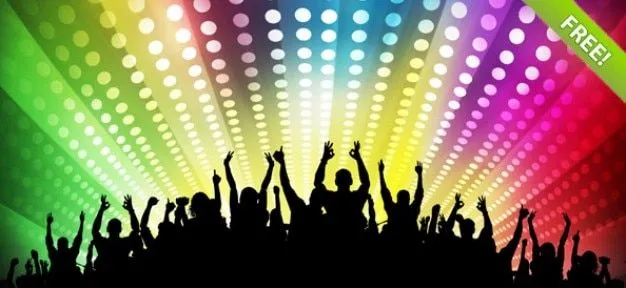 Gratis Fondos de Disco Party | Descargar PSD gratis