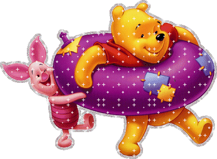 animated pooh bear and friends | Winnie the pooh Glitters ...