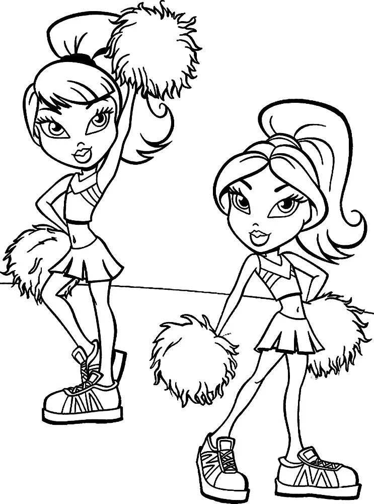 Gratuitos dibujos para colorear – Bratz, descargar e imprimir Gratuitos dibujos para colorear – Bratz, descargar e imprimir