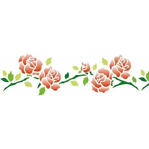 Grecas con rosas decorativas - Imagui