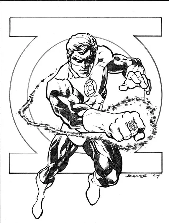 Green Lantern Coloring Pages | Color Page