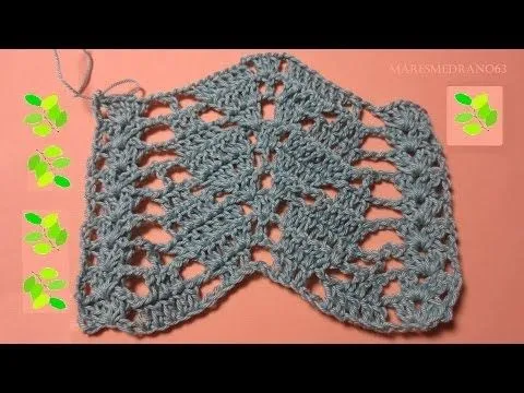 Muestra para manta de verano Crochet - YouTube