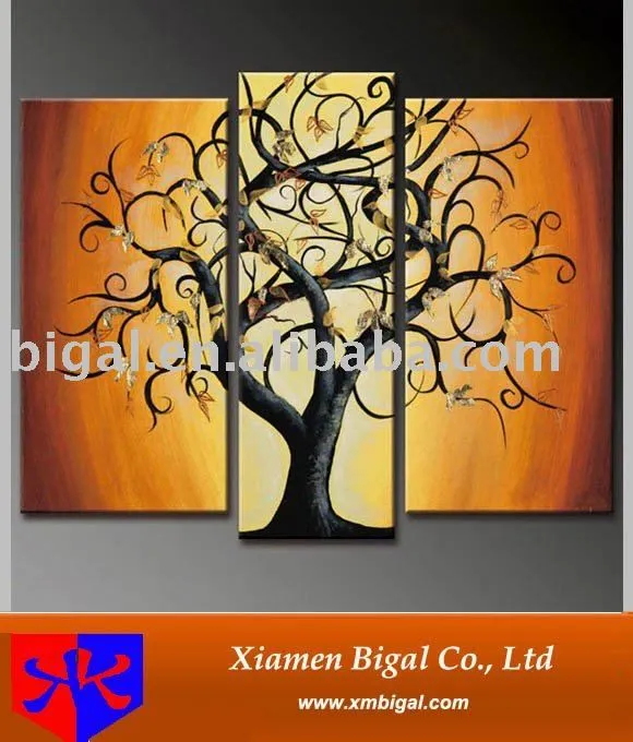 Grupo pintado a mano decoración del árbol de imágenes-Pintura y ...