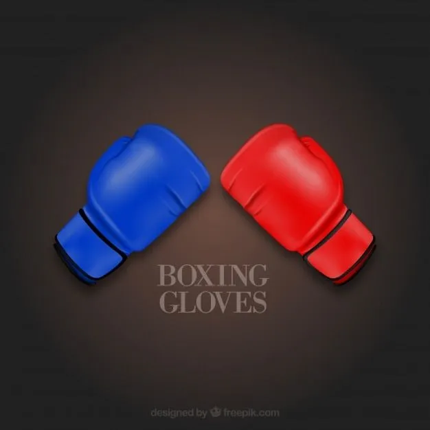 Guantes de boxeo Iconos de colores de vectores | Descargar ...