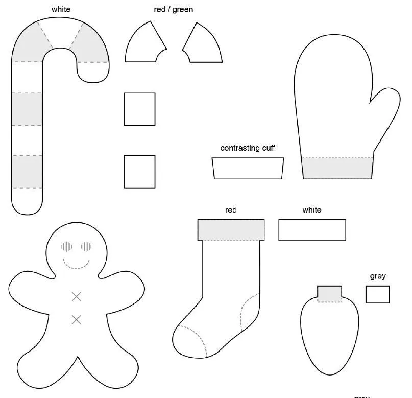 Guantes | Broches de Fieltro | ideas y trucos para Broches de fieltro Guantes | Broches de Fieltro | ideas y trucos para Broches de fieltro