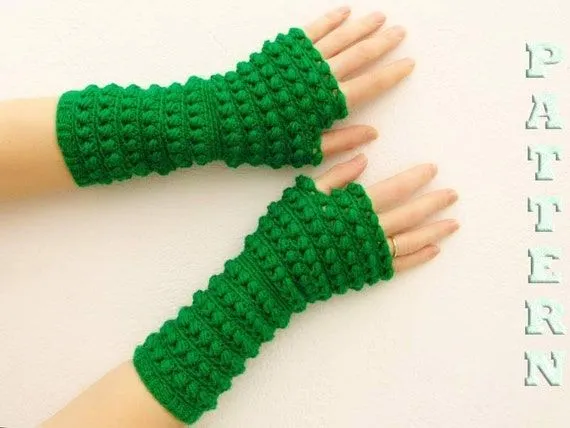 Mitones crochet patrones - Imagui