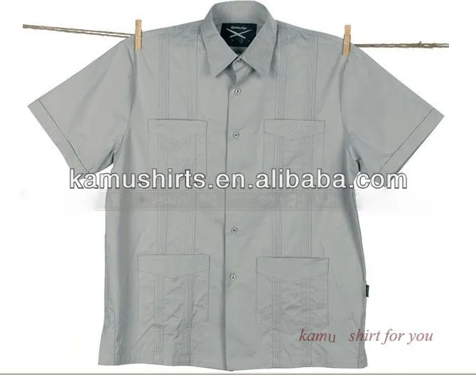 Guayabera camisas para hombre de manga corta para guayaberas ...