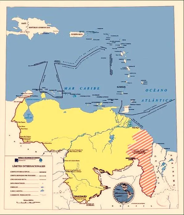 La Guayana Esequiba: El Mapa de Venezuela tiene quien lo cuide