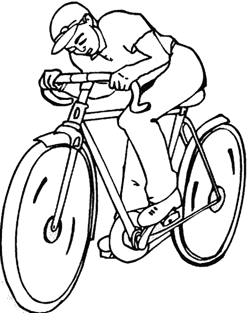 Bicicleta para colorear animada - Imagui