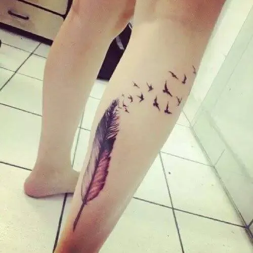Guia Tatuagem: Tatuagem de Pena - Diário da Aninha Carvalho