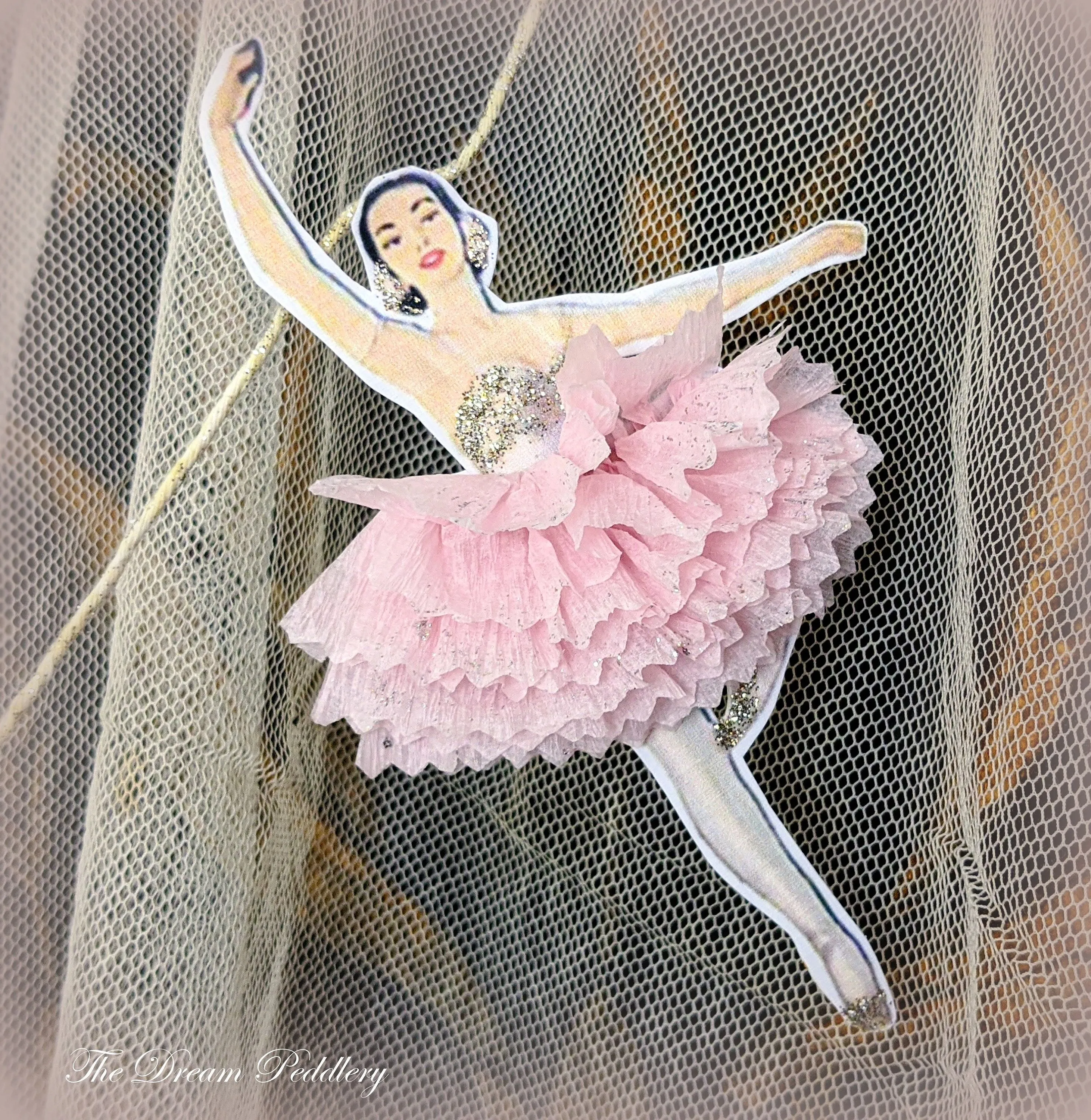Guirnalda de bailarina. Bailarinas de muñecas de papel con - Etsy México