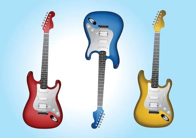 Las guitarras de rock vector | Descargar Vectores gratis